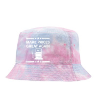 Funny Pro Trump Supporter Make Gas Prices Great Again Tie Dyed Bucket Hat | Artistshot