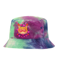 Exotic Shorthair Valentines Day T  Shirt Exotic Shorthair Valentines D Tie Dyed Bucket Hat | Artistshot