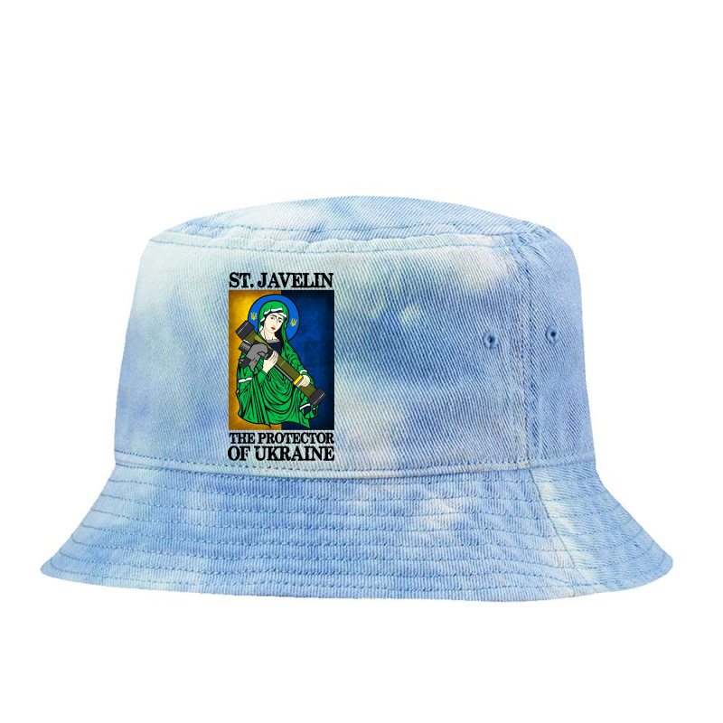 Saint Javelin Protector Tie Dyed Bucket Hat | Artistshot