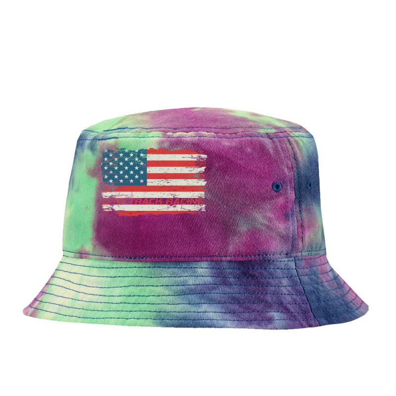 Dirt Track Racing American Flag Extreme Lover Tie Dyed Bucket Hat by SamsulArt | Artistshot