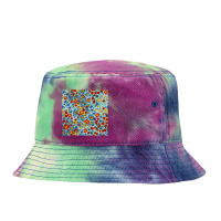 Cute Pattern In A Small Flower Little Leave Flowers Colorful Bright Su Tie Dyed Bucket Hat | Artistshot