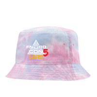 Fnordcon 5 Live! (white Letters) Tie Dyed Bucket Hat | Artistshot