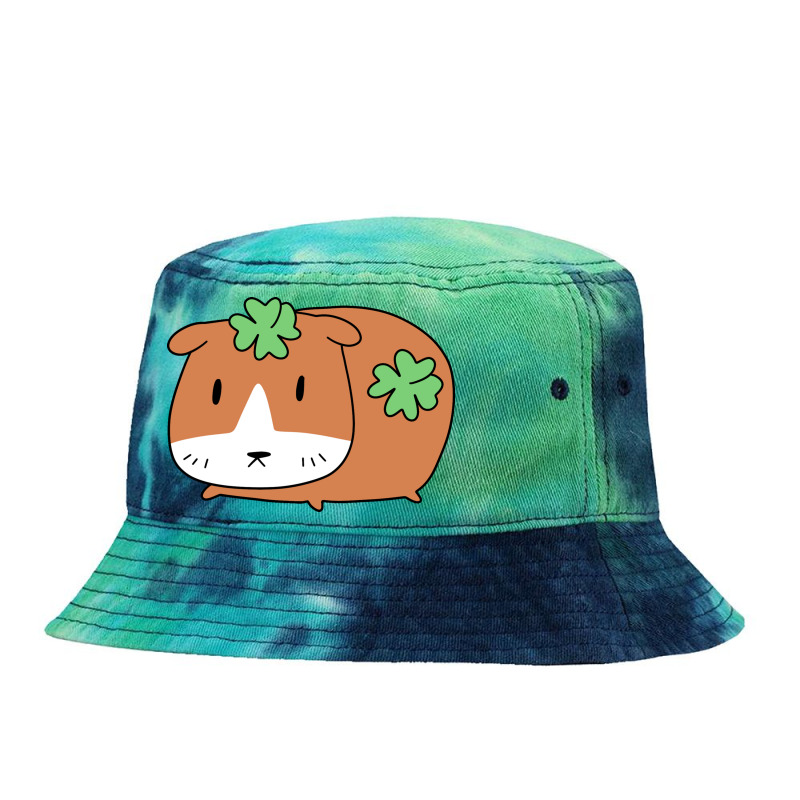 Lucky Guinea Pig Tie Dyed Bucket Hat | Artistshot