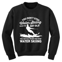 Funny Water Skiing Designs Youth Sweatshirt | Artistshot