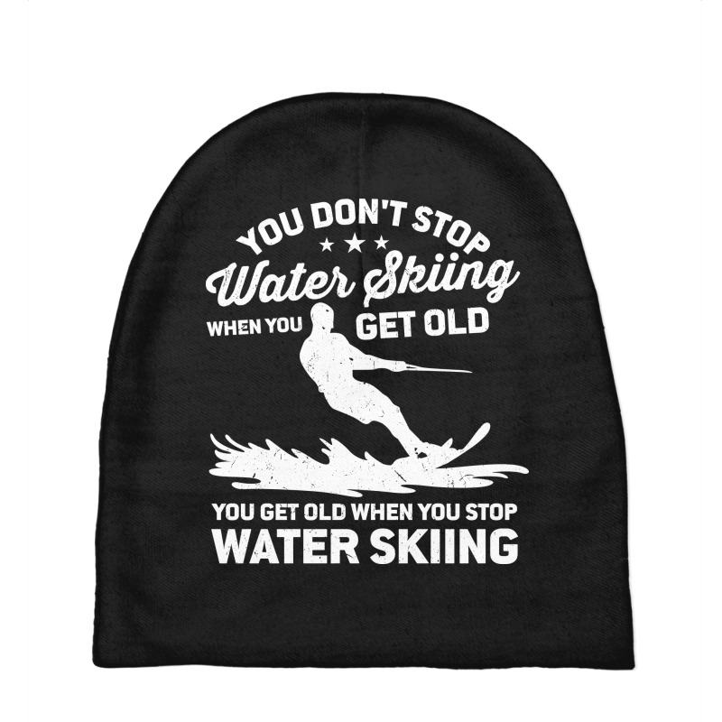 Funny Water Skiing Designs Baby Beanies by NQArtist | Artistshot