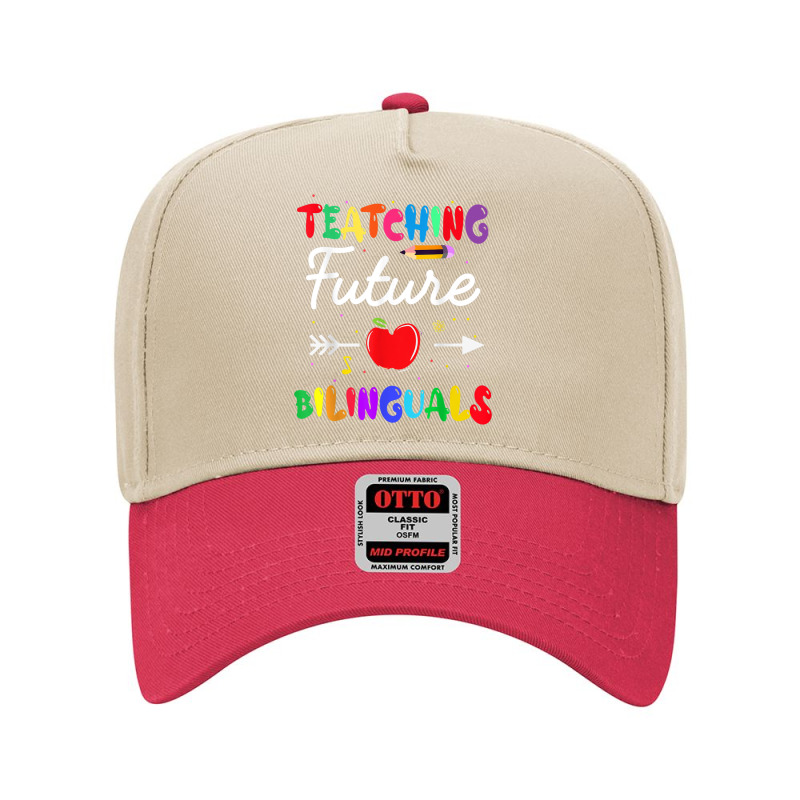 Teaching Future Bilinguals Spanish Teachers Back To School Adjustable Baseball Cap by MadisonDesign | Artistshot