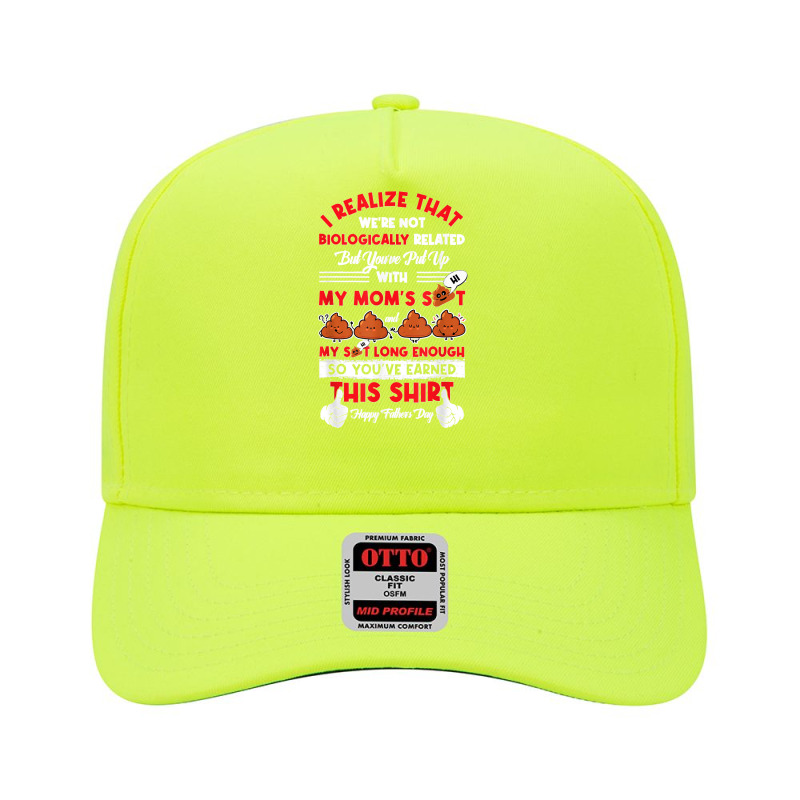 I Realize That We're Not Biologically Related Father's Day Adjustable Baseball Cap by PamelaJeanBrink | Artistshot