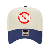 No Mlm Funny Anti Mlm Pyramid Scheme Tshirt Adjustable Baseball Cap | Artistshot