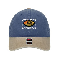 Fantasy League Champion Ffl Football 2021 Winner Vintage T Shirt Dyed Cap | Artistshot