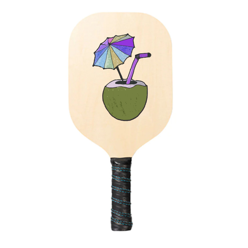 Coconut Drink With Umbrella T  Shirt1455 Pickleball Paddle | Artistshot