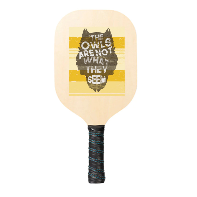 Funny Owl T  Shirt Funny Owl Retro T  Shirt Pickleball Paddle | Artistshot