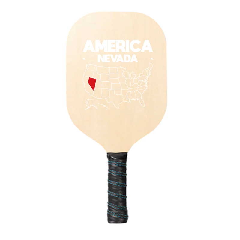 Usa Nevada, Usa Nevada Vintage, Usa Nevada Art, Usa Nevada Painting, U Pickleball Paddle | Artistshot