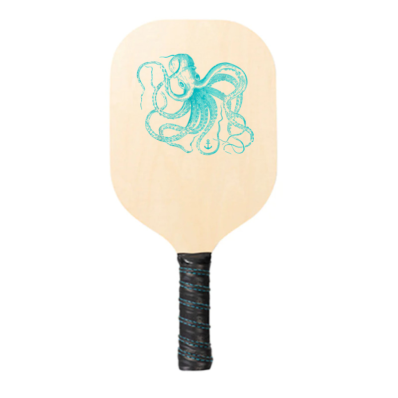 Octopus Cool Vintage Marine Biologist Ocean Sea Life 2 Pickleball Paddle | Artistshot