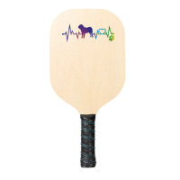 Dogue De Bordeaux T  Shirt Dogue De Bordeaux Colorful Heartbeat, Heart Pickleball Paddle | Artistshot