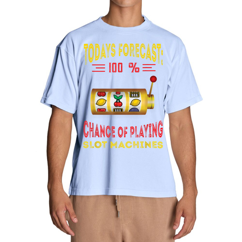 Todays Forecast Slot Machine Fruit Game Gaming Machine Urban Heavy T-shirt | Artistshot