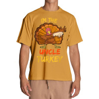 Uncle Turkey Matching Family Group Thanksgiving Party Pajama Urban Heavy T-shirt | Artistshot