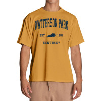 Watterson Park Kentucky Ky Vintage Athletic Navy Sports Desi Urban Heavy T-shirt | Artistshot