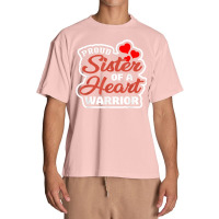 Woman Injury Mother Girl Patient Heart Warrior Chd Awareness Urban Heavy T-shirt | Artistshot