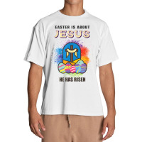 Easter Is About Jesus He Has Risen Easter Day Awesome Cute T Shirt Cop Urban Heavy T-shirt | Artistshot