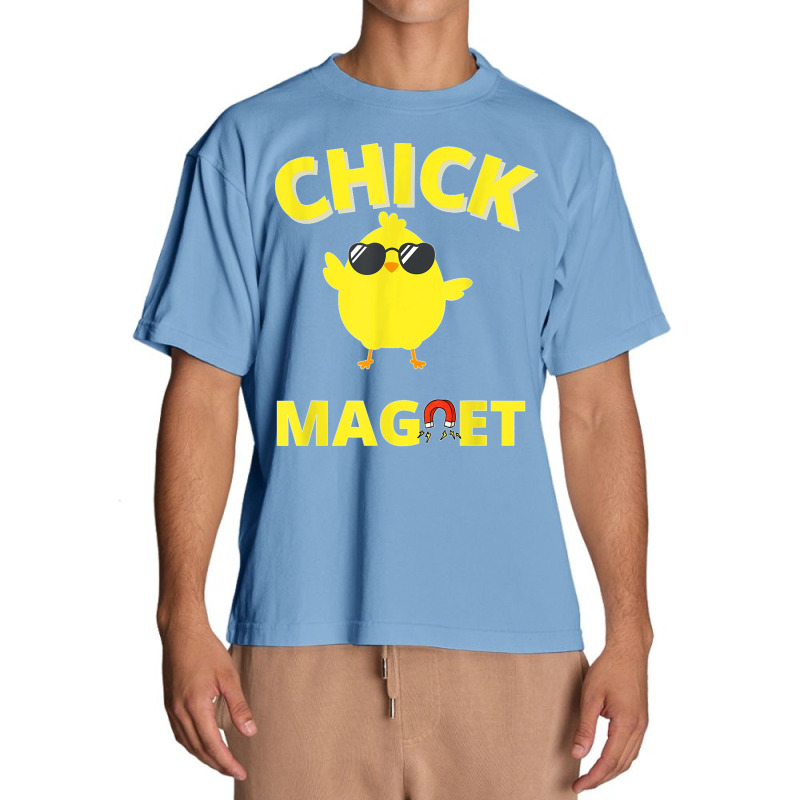 Chick Magnet Cute Funny Easter Chicken Sunglasses Urban Heavy T-shirt by cm-arts | Artistshot