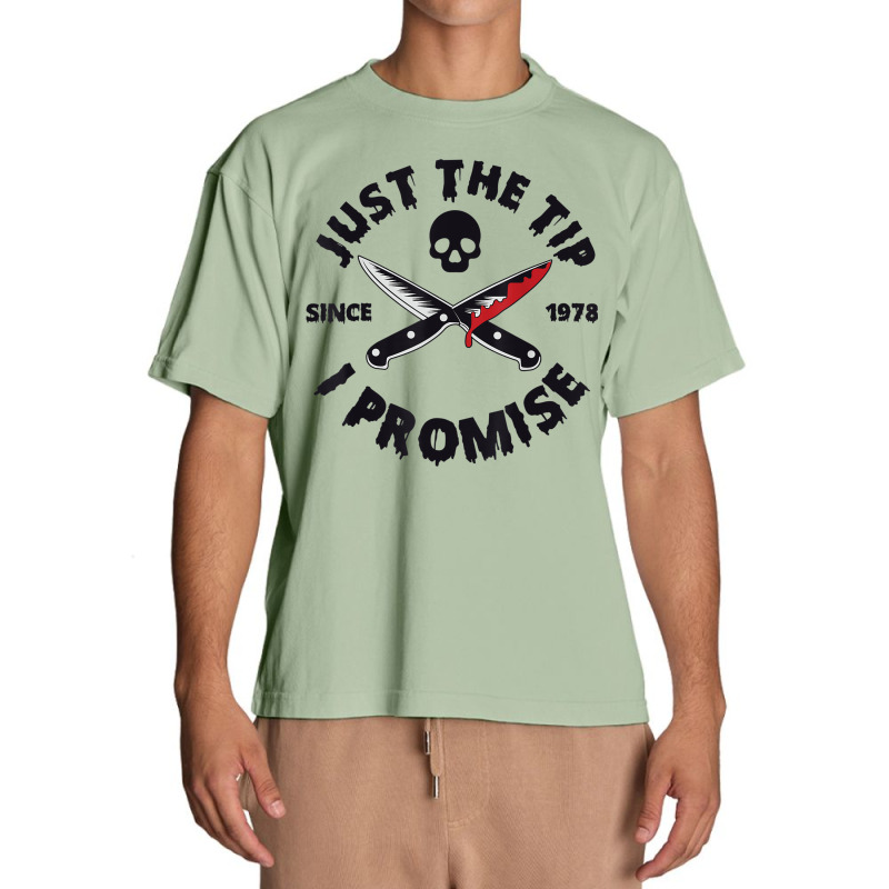 Just The Tip I Promise Bloody Knife Halloween Urban Heavy T-shirt | Artistshot