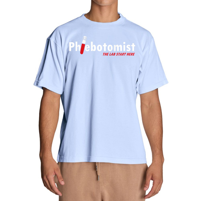 Phlebotomist Laboratory Injection Blood Doctor Nurse Gift Urban Heavy T-shirt | Artistshot