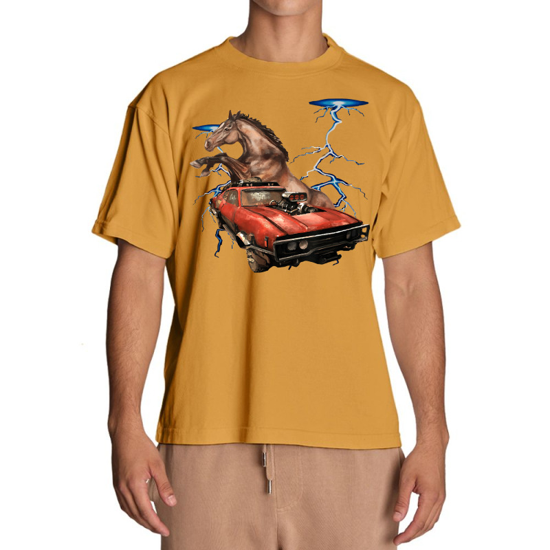 American Muscle Cars - Thunderstorm Car - Auto Mechanic Gift Urban Heavy T-shirt by EdithMcdaniel | Artistshot