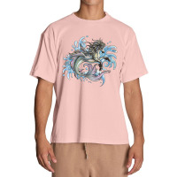 Marine Sea Horse Urban Heavy T-shirt | Artistshot