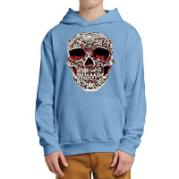 Skull T  Shirt Big Carved Red And White Skeleton Skull Head T  Shirt Urban Pullover Hoodie | Artistshot