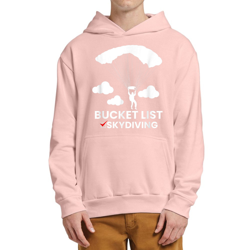 Bucket List Skydiving Skydive Skydiver Airdrop Air Dive T Shirt Urban Pullover Hoodie | Artistshot