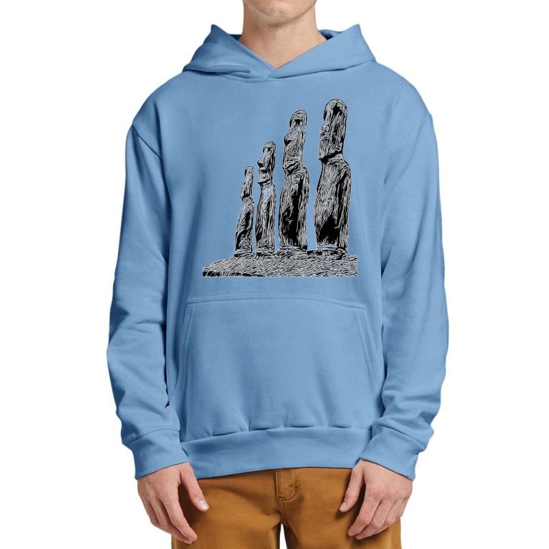 Easter Island Moai Statue Monolith World Mystery Urban Pullover Hoodie | Artistshot