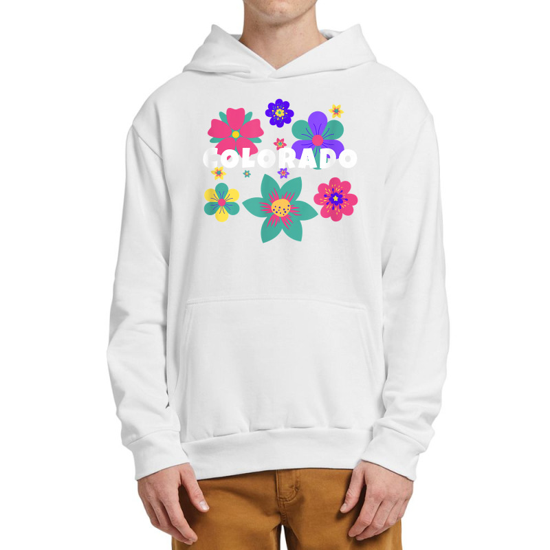 Floral Overlay Colorado Souvenir Tee Flowers For Women Kids T Shirt Urban Pullover Hoodie by cm-arts | Artistshot