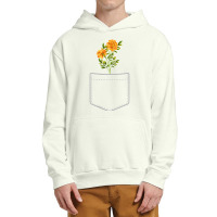 Marigold Flowers In Your Pocket T-shirt Urban Pullover Hoodie | Artistshot