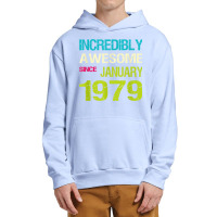 Incredible Awesome Since January 1970 Birthday Urban Pullover Hoodie | Artistshot