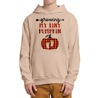 Growing My Tiny Pumpkin Thanksgiving Pregnancy Announcement Urban Pullover Hoodie | Artistshot