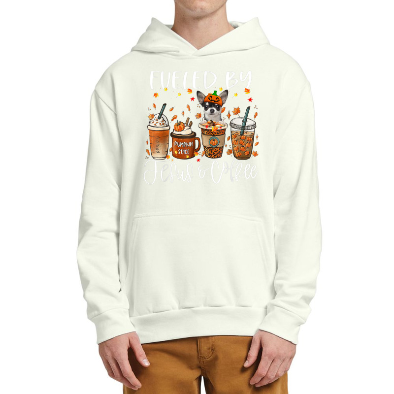 Fall Coffee Pumpkin Spice Latte Iced Autumn Chihuahua Urban Pullover Hoodie | Artistshot