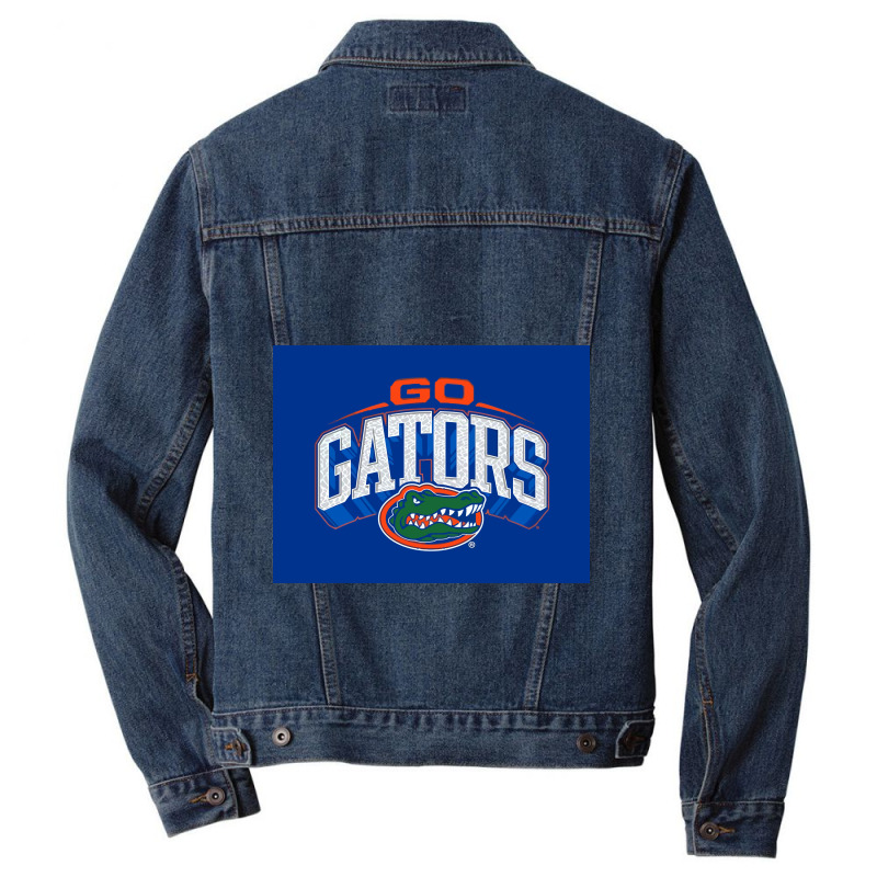 Go Gators Football V Men Denim Jacket | Artistshot