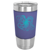 Octopus Cool Vintage Marine Biologist Ocean Sea Life 2 Leatherette Tumbler | Artistshot