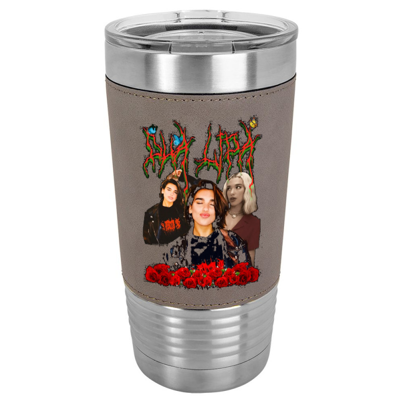 Dua Lipa, Merch Fanart, Dua Lipa Vintage, Dua Lipa Art, Dua Lipa Paint Leatherette Tumbler by SHOPAHSSA | Artistshot