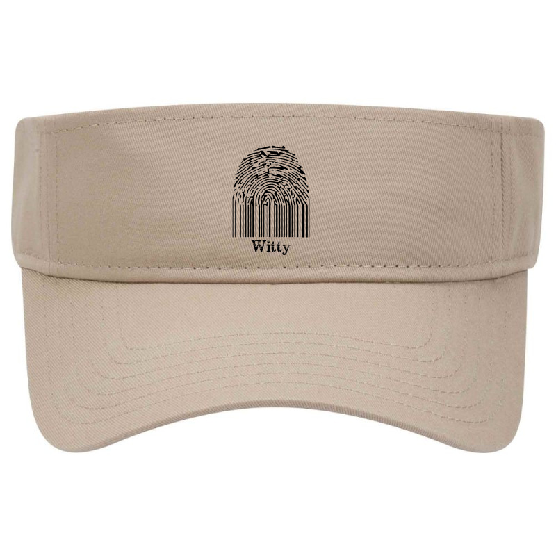 Witty Fingerprint Visor Hat | Artistshot