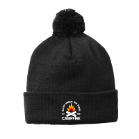 Under The Stars By The Campfire Pom Pom Beanie | Artistshot