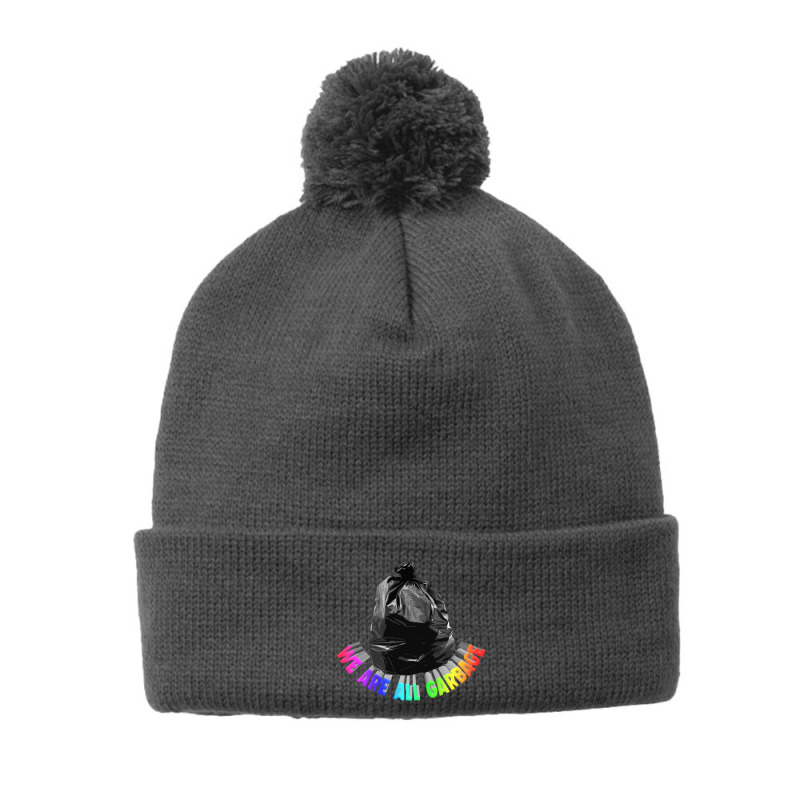 We Are All Garbage, Nihilist Memeshirt Pom Pom Beanie by oragumun | Artistshot