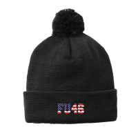 Fu46,fuck Biden 46 Usa Flag,fuck Biden Pom Pom Beanie | Artistshot