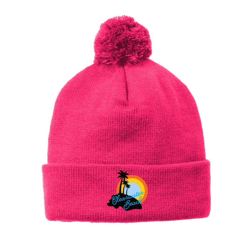 Clearwater Beach T  Shirt Clearwater Beach, Florida T  Shirt Pom Pom Beanie by trompeloise212 | Artistshot