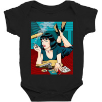 Mia Aesthetic Pulp Baby Bodysuit | Artistshot