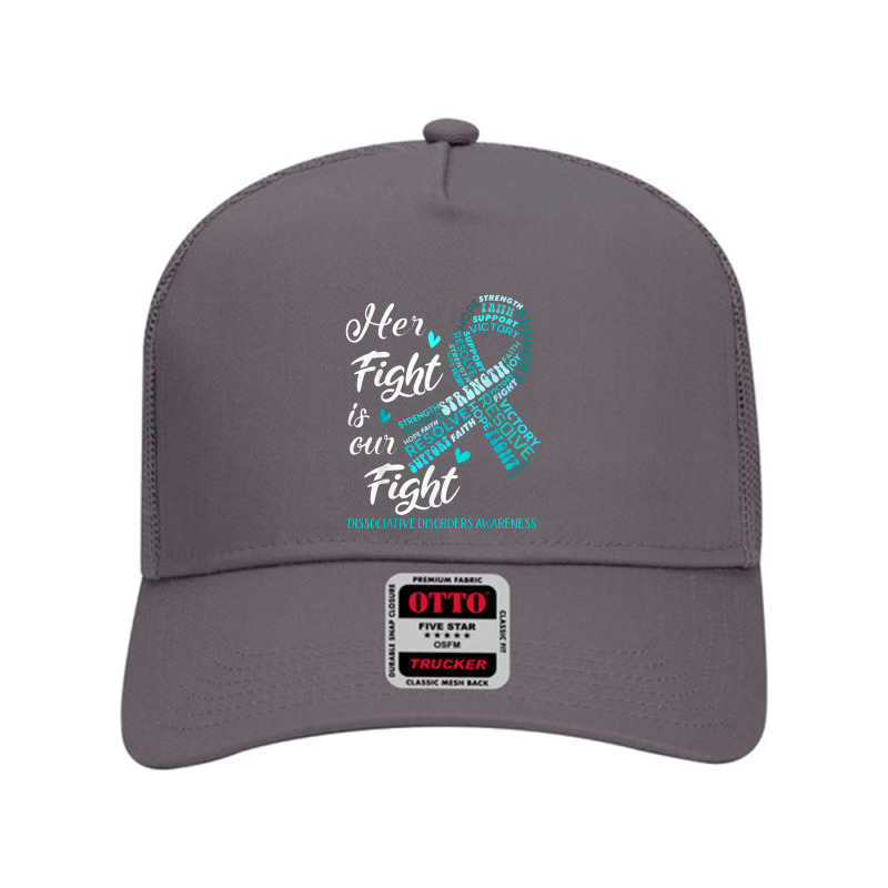 Dissociative Disorders Awareness Her Fight Is Our Fight Mesh Back Trucker Hat | Artistshot