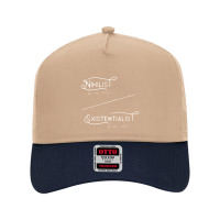 Nihilist In The Streets Existentialist In The Sheets Mesh Back Trucker Hat | Artistshot