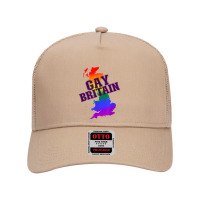 Gay Britain! Rainbow Uk Lgbtq+ Pride T Shirt Mesh Back Trucker Hat | Artistshot