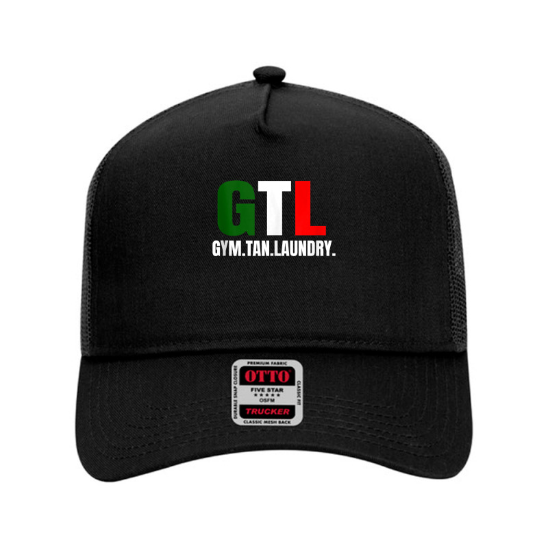 Gym Tan Laundry Gtl New Jersey Nj Shore Italian Flag Tank Top Mesh Back Trucker Hat | Artistshot