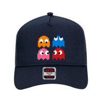 Pacman Ghosts Cool Retro 80s Mesh Back Trucker Hat | Artistshot